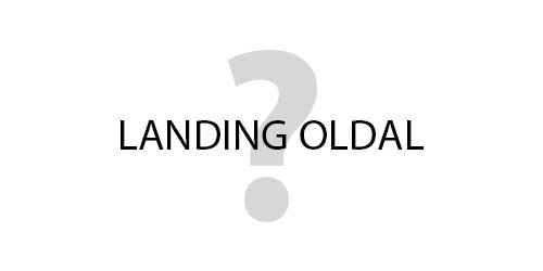 Landing oldal készítése